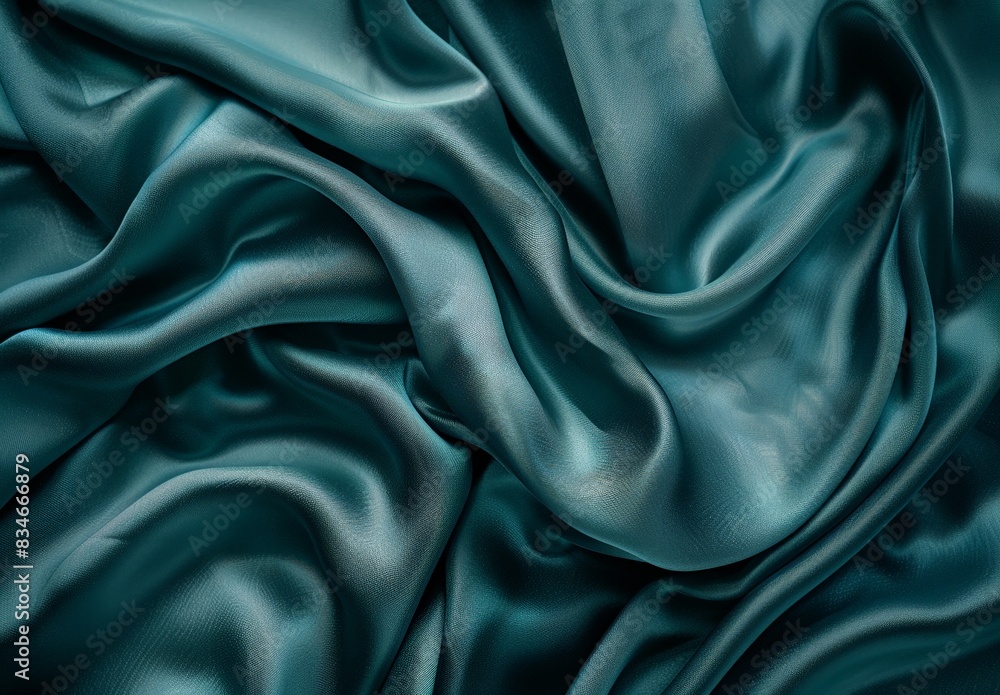 Elegant teal fabric texture Elegant teal fabric texture