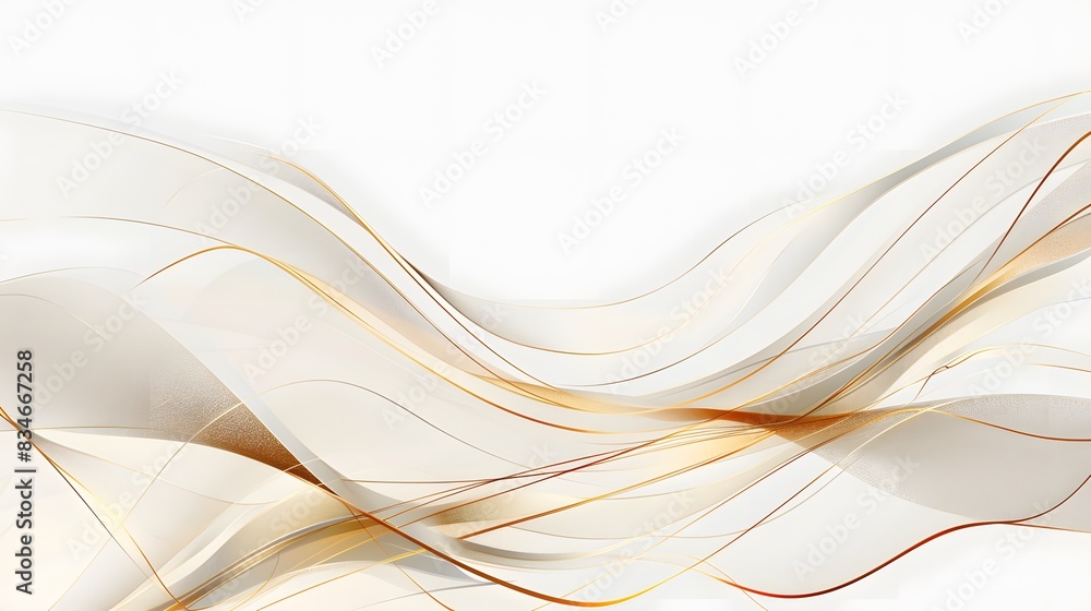 white and gold satin wave background white and gold satin wave background