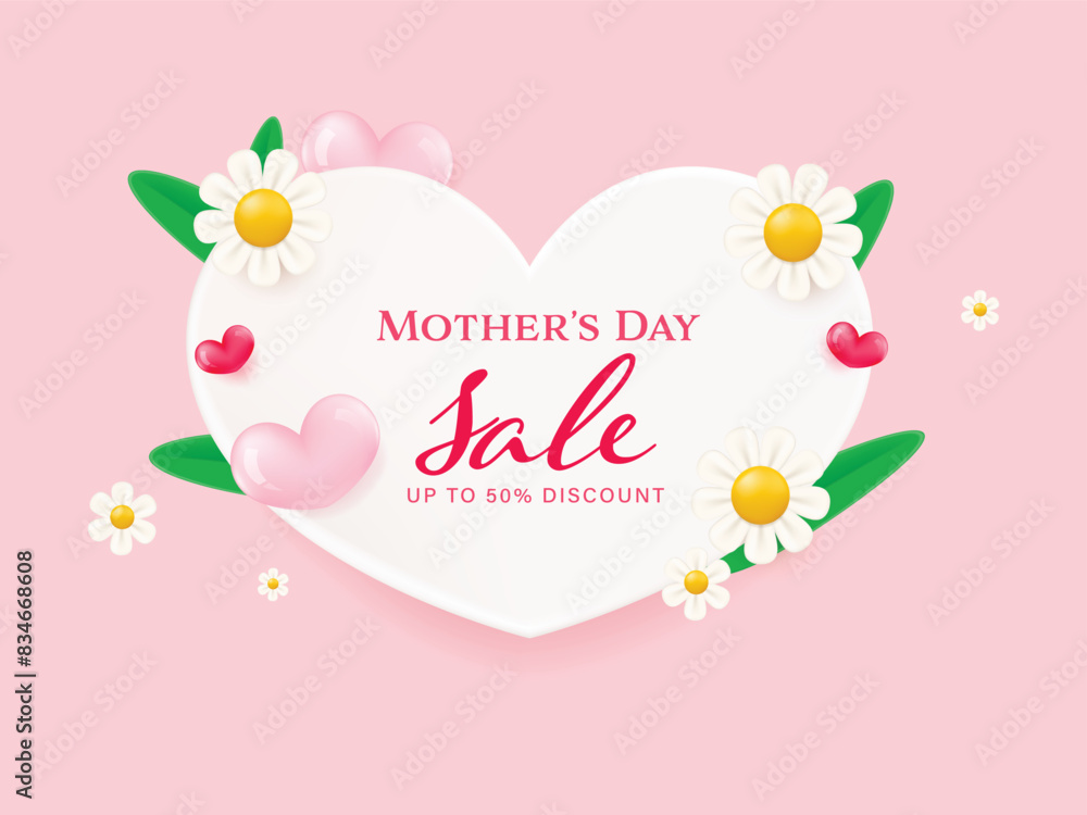 Design for Mother's day celebration with love board wrapped in flowers. Premium vector background for banner, poster, social media greeting. Design for Mother's day celebration with love board wrapped in flowers. Premium vector background for banner, poster, social media greeting.