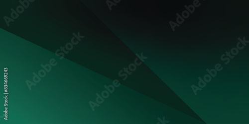 Abstract dark green gradient background, emerald green color. Vector illustration.