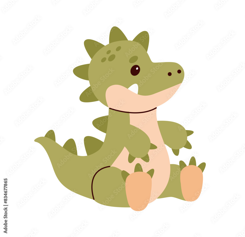 Cute crocodile baby illustration image. Use it for happy birthday invitation cards, children's book covers, banner, poster. Flat vector illustration. Cute crocodile baby illustration image. Use it for happy birthday invitation cards, children's book covers, banner, poster. Flat vector illustration.