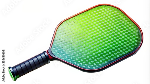 Pickleball paddle for playing pickleball isolated on background, pickleball, paddle, sport, equipment, game, racket, isolated, white, background, recreation, leisure, activity, competition
