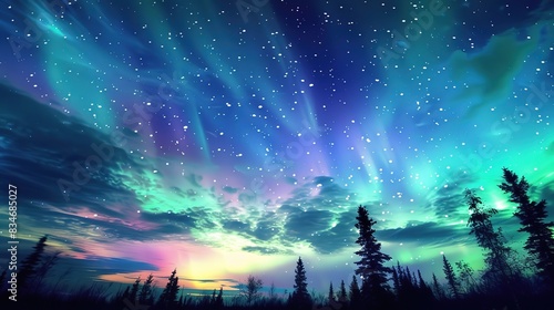 Aurora sky wallpaper