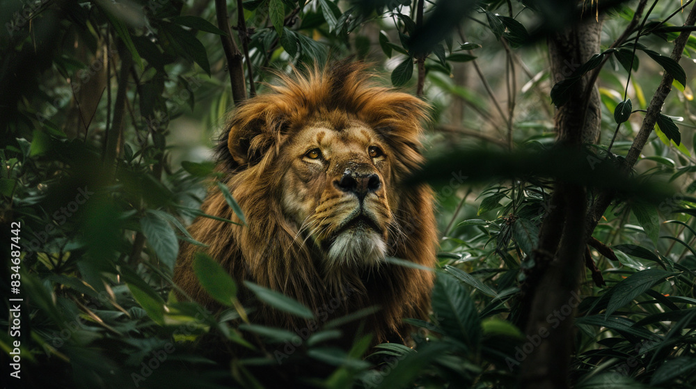 Fototapeta premium Portrait of a lion