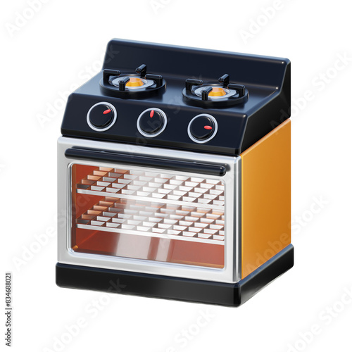 Home Appliances 3D Icon Set Illustration