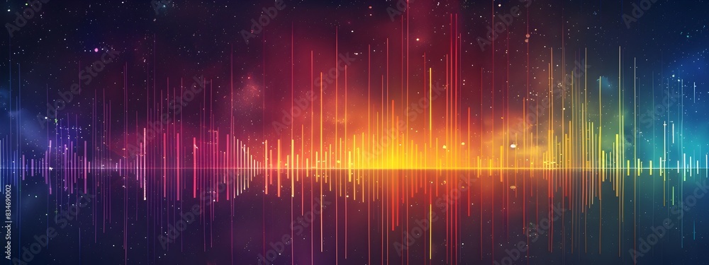 Vibrant Frequency Spectrum A Colorful Representation of Electromagnetic Energies Vibrant Frequency Spectrum A Colorful Representation of Electromagnetic Energies