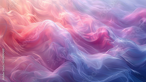 Abstract Flowing Pastel Colors