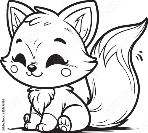Fox vector cartoon