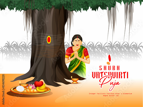 vat savitri puja,Vat Savitri Purnima is a celebration by married women in India photo