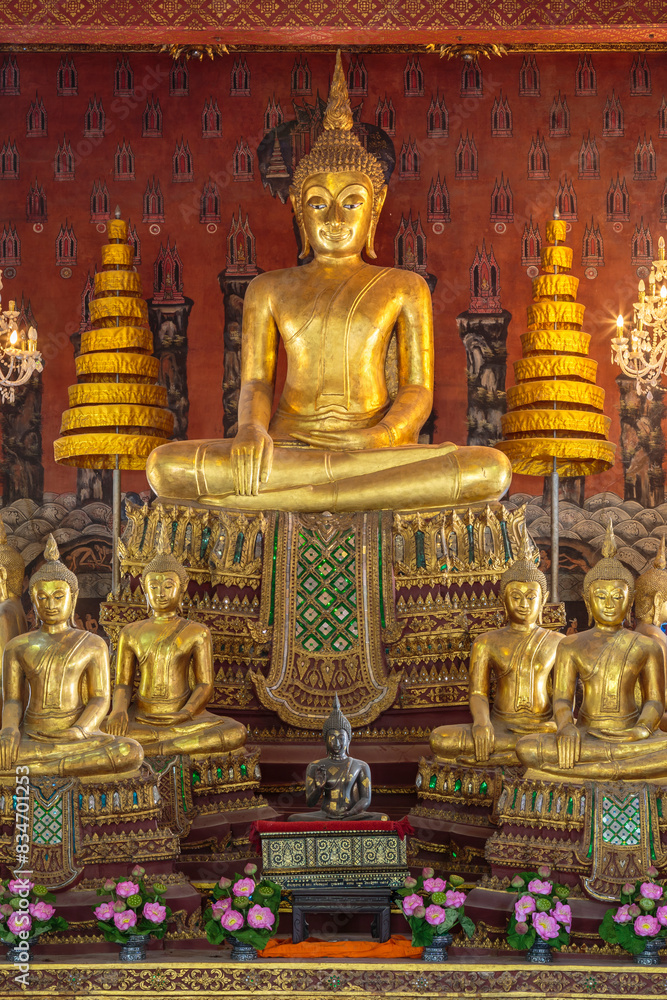 Principle Buddha image of the first grade royal monastery, Wat Suwannaram Ratchaworawihan., Bangkok, Thailand. Principle Buddha image of the first grade royal monastery, Wat Suwannaram Ratchaworawihan., Bangkok, Thailand.