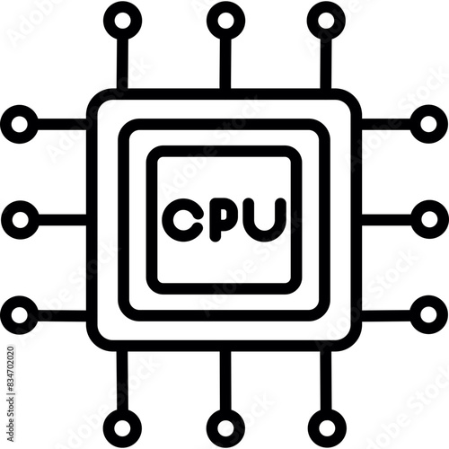 Processor  icon photo