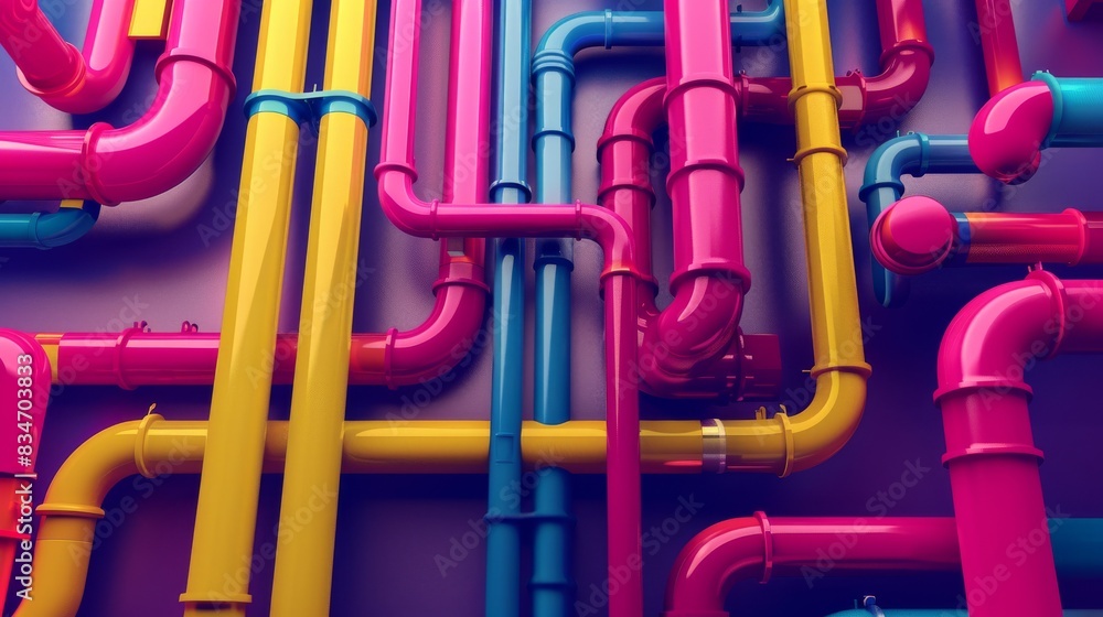  colourful pipes background 