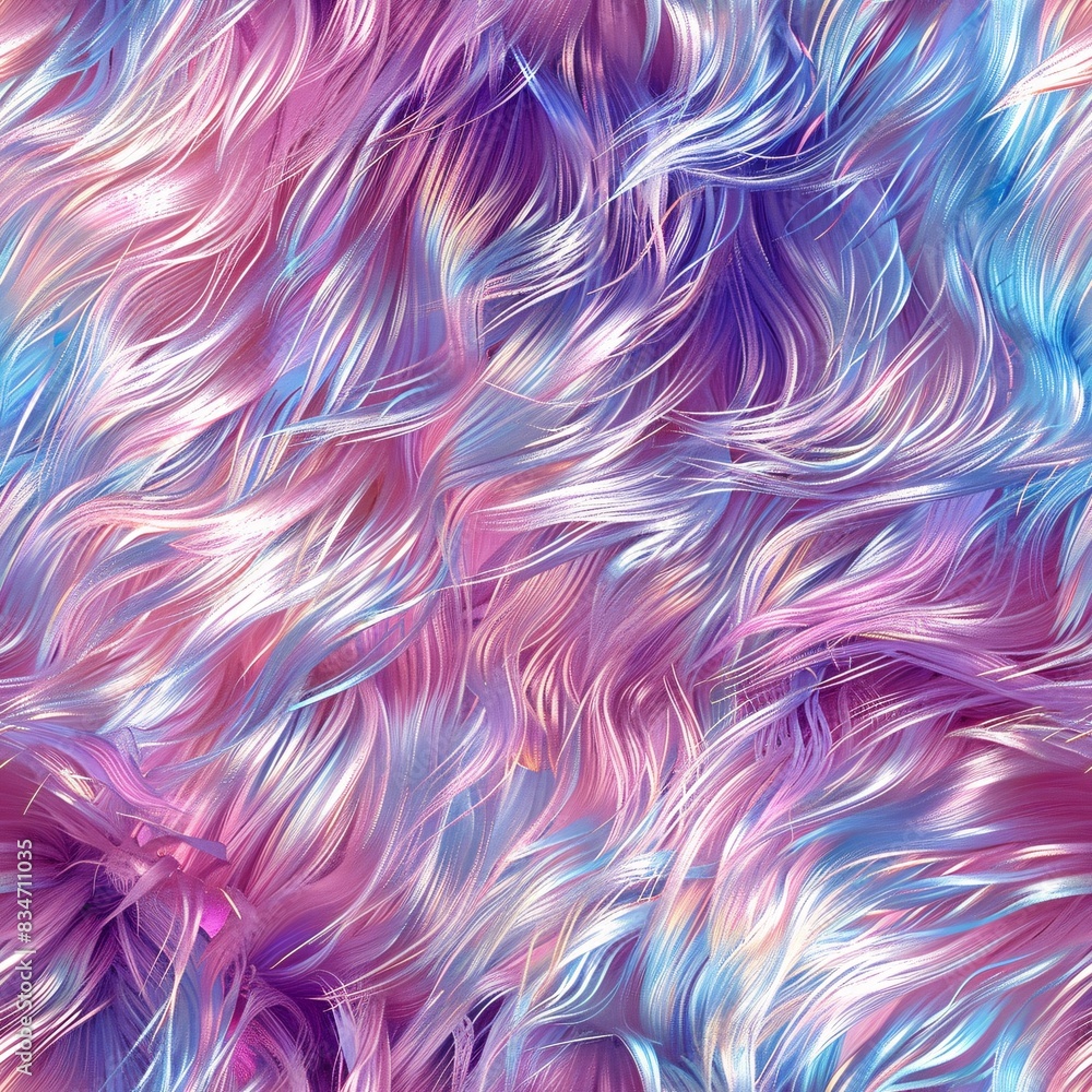 Furry texture with iridescent highlights Furry texture with iridescent highlights