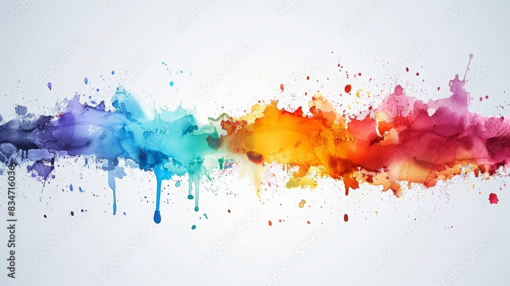 Fototapeta premium Splatter paint vector-style