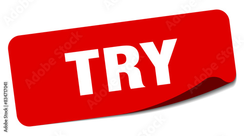 try sticker. try label