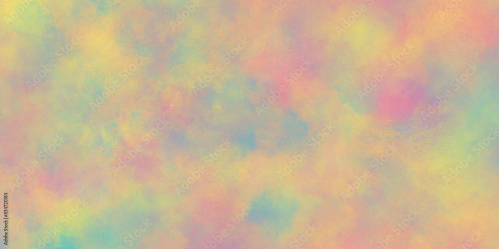 blur holographic rainbow foil iridescent panoramic texture with cloudy stains, amazing colorful abstract watercolor texture, Holographic rainbow color paper texture. blur holographic rainbow foil iridescent panoramic texture with cloudy stains, amazing colorful abstract watercolor texture, Holographic rainbow color paper texture.