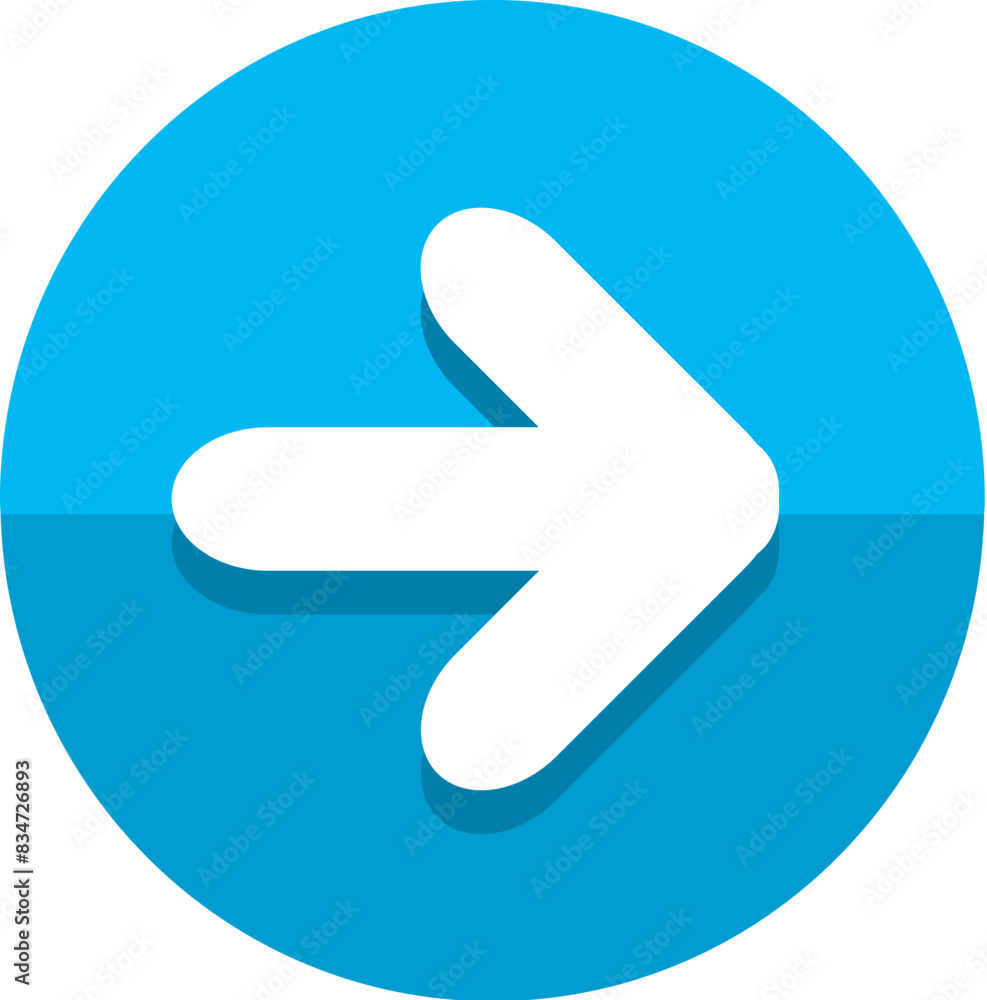 Play arrow icon to the right in a blue circle Play arrow icon to the right in a blue circle