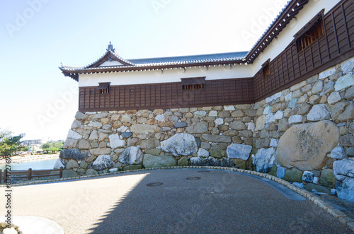 Imabari Castle in Ehime Prefecture, Shikoku, Japan.  photo