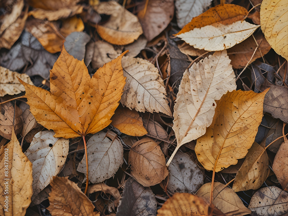 autumn leaves on the ground, withered maple leaves autumn leaves on the ground, withered maple leaves