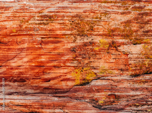 Red rock texture