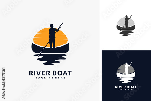 River boat logo design