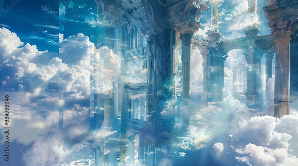 Translucent layers reveal glimpses of inner worlds, like windows opening onto realms of possibility, where dreams take flight on wings of imaginationbackground Translucent layers reveal glimpses of inner worlds, like windows opening onto realms of possibility, where dreams take flight on wings of imaginationbackground