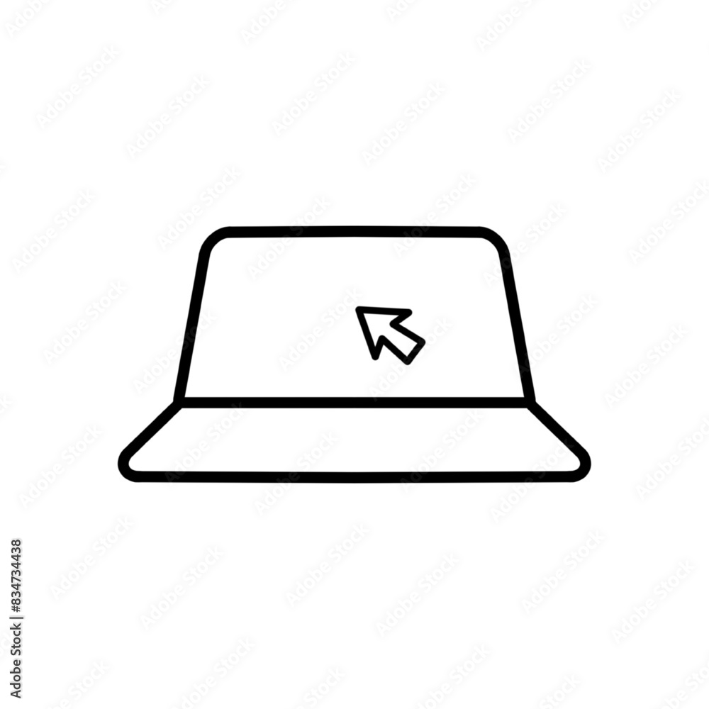Laptop icon vector illustration on white background Laptop icon vector illustration on white background