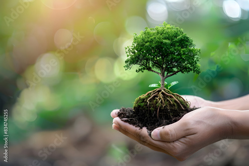 national arbor day celebration with educational events and tree giveaways. generative ai