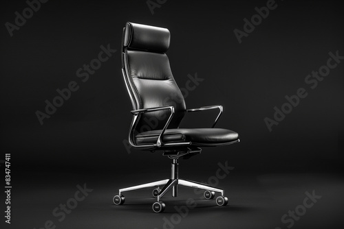 modern black ergonomic chair foe office