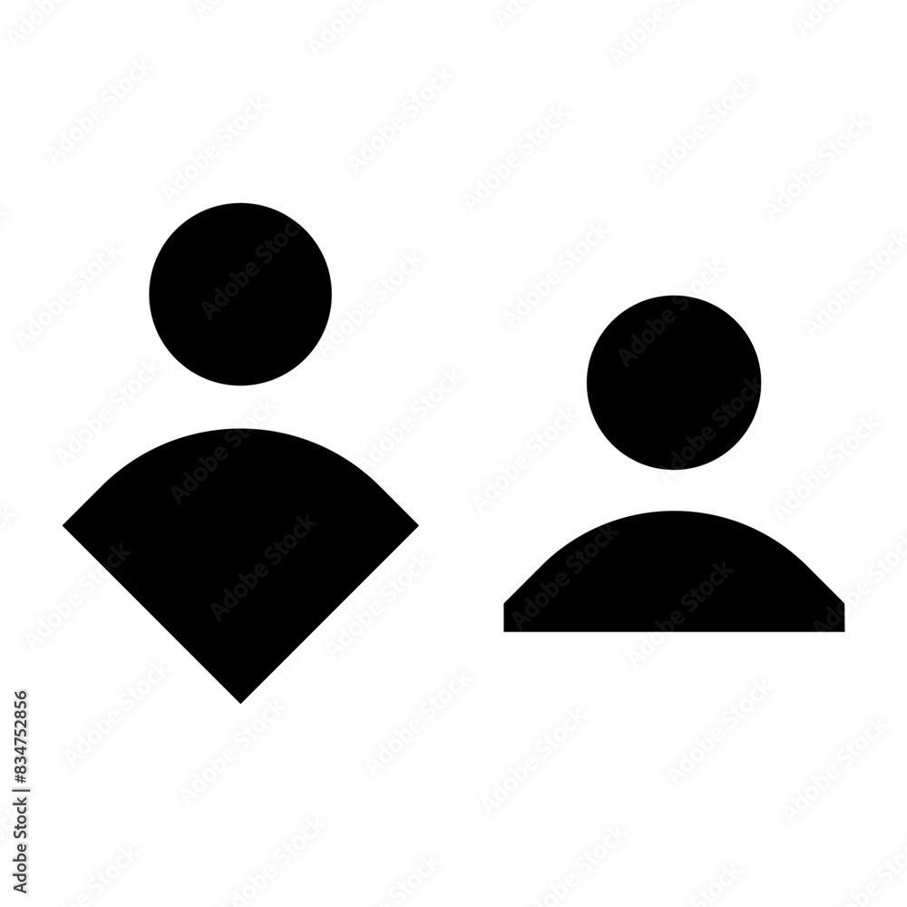 user vector icon on isolated white background user vector icon on isolated white background
