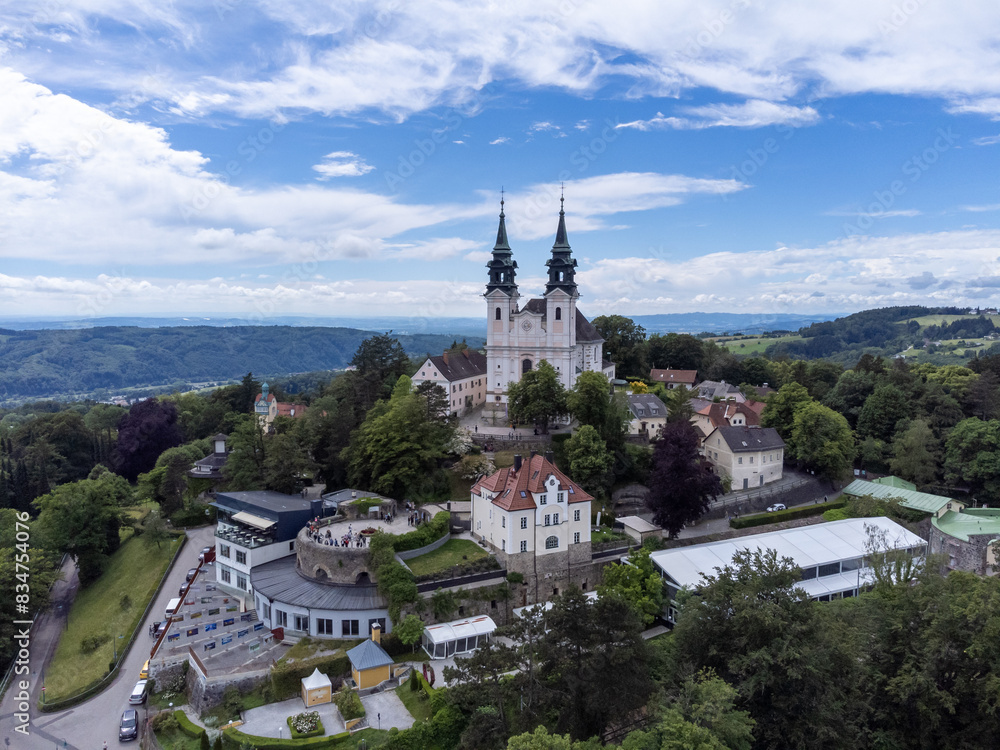 The church on Mount Pöstlingberg in Linz Urfahr