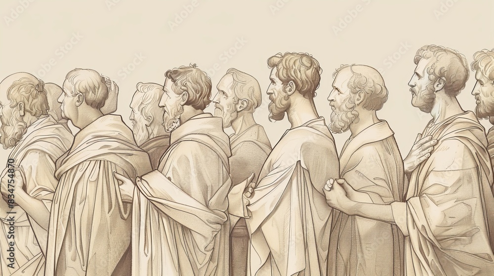 Romans 1 Biblical Illustration: Greeting, God's Wrath, Gospel, Faith, Beige Background, Copyspace Romans 1 Biblical Illustration: Greeting, God's Wrath, Gospel, Faith, Beige Background, Copyspace