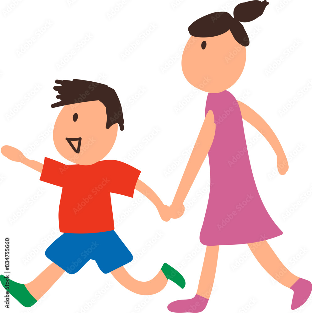 Children hand in hand Children hand in hand
