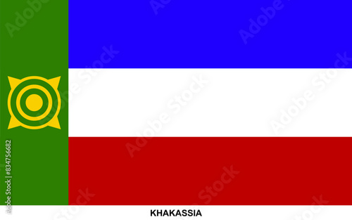 Flag of KHAKASSIA, KHAKASSIA national flag photo