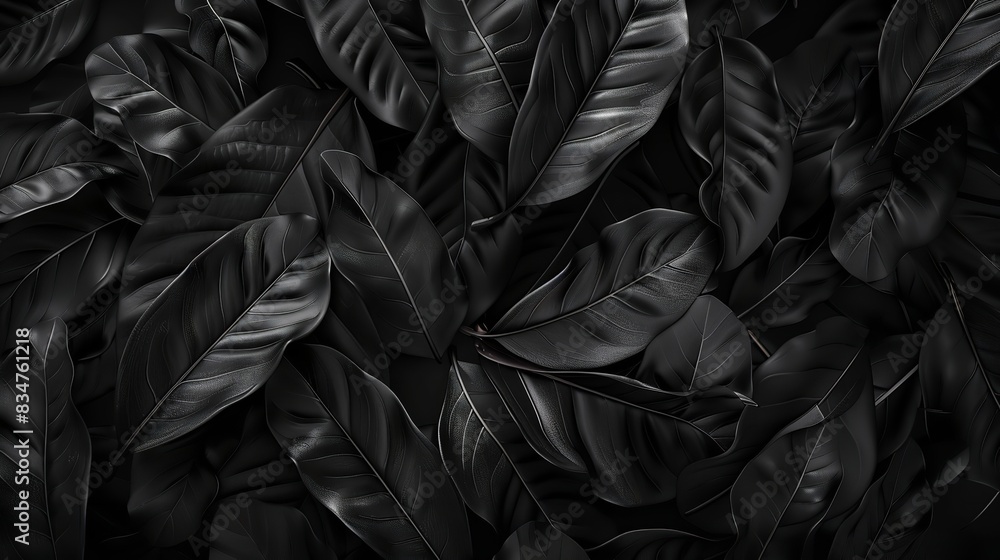 Abstract Black Leaves Textures for Tropical Backgrounds
Abstract Black Leaves Textures for Tropical Backgrounds