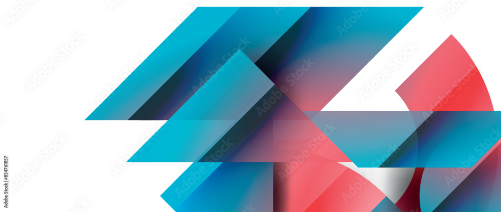 Geometric fusion - abstract harmony of triangles and circles in minimalist background design. Shapes and lines design for wallpaper, banner, background, landing page, wall art, invitation, prints Geometric fusion - abstract harmony of triangles and circles in minimalist background design. Shapes and lines design for wallpaper, banner, background, landing page, wall art, invitation, prints