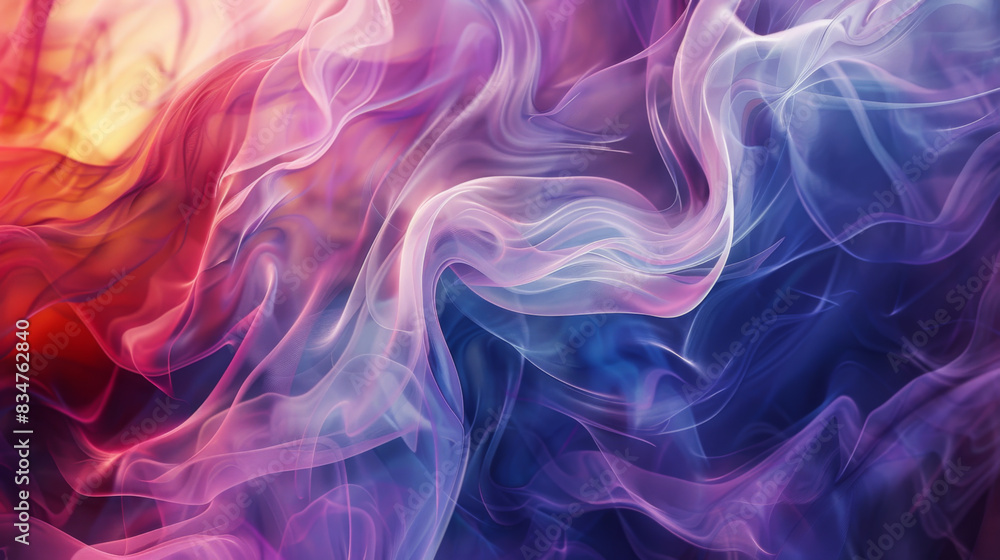 A colorful, flowing piece of fabric with a blue and red swirl. The colors are vibrant and the fabric appears to be flowing in the wind. A colorful, flowing piece of fabric with a blue and red swirl. The colors are vibrant and the fabric appears to be flowing in the wind.