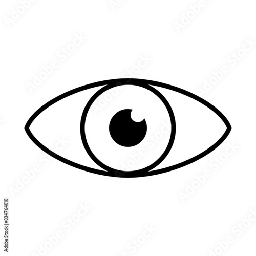 Eye icon vector. Vision vector illustration