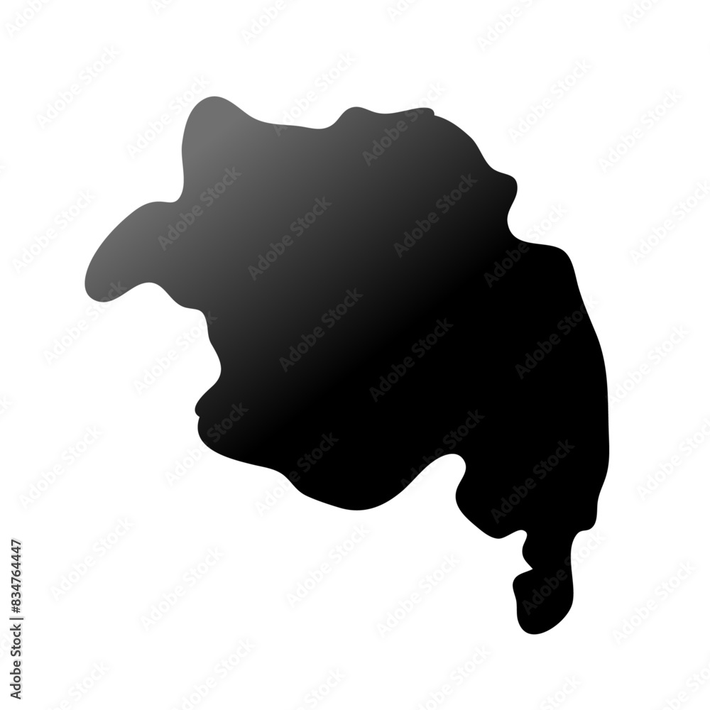 Amhara vector map illustration Amhara vector map illustration