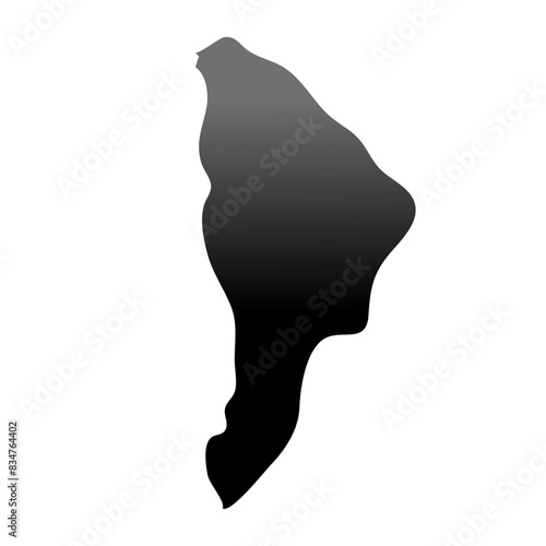 Afar vector map illustration