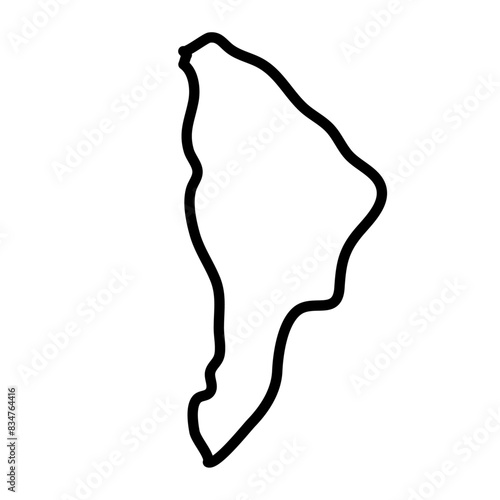 Afar vector map illustration