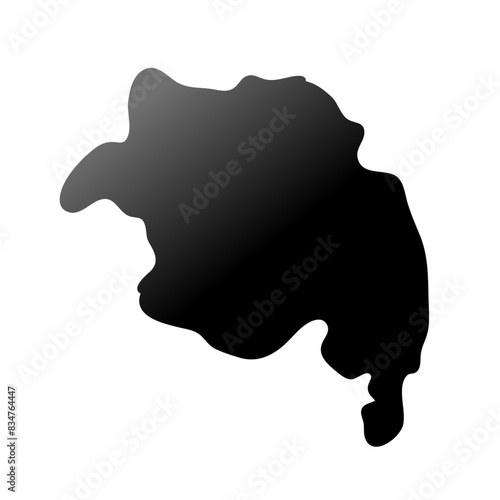 Amhara vector map illustration photo