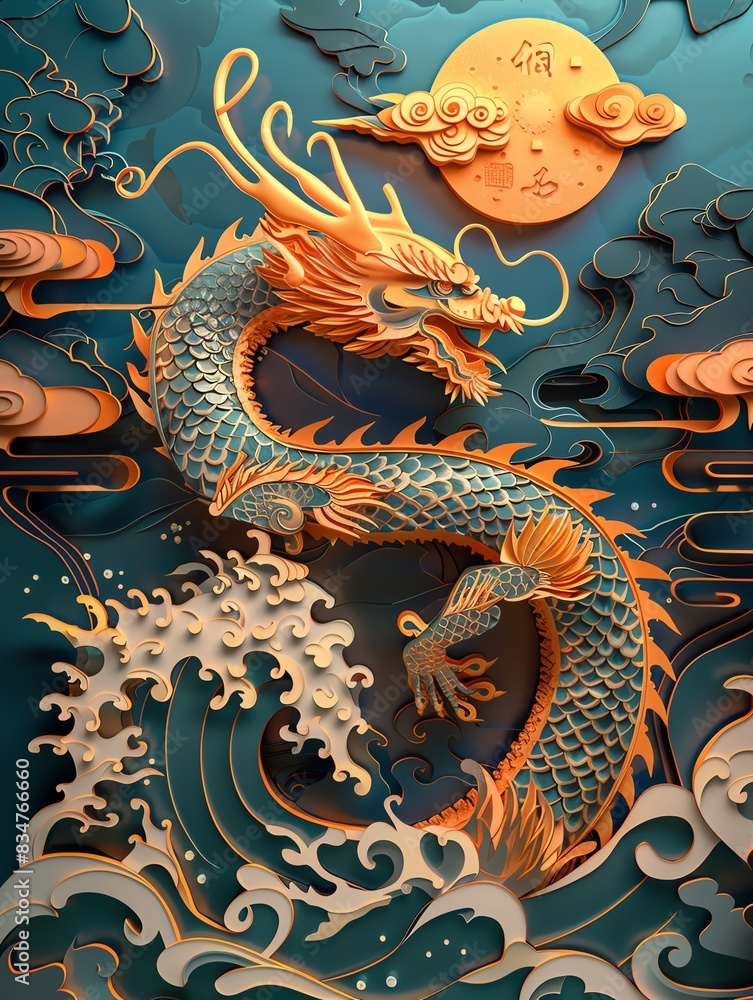 3D paper cut 3D paper cut