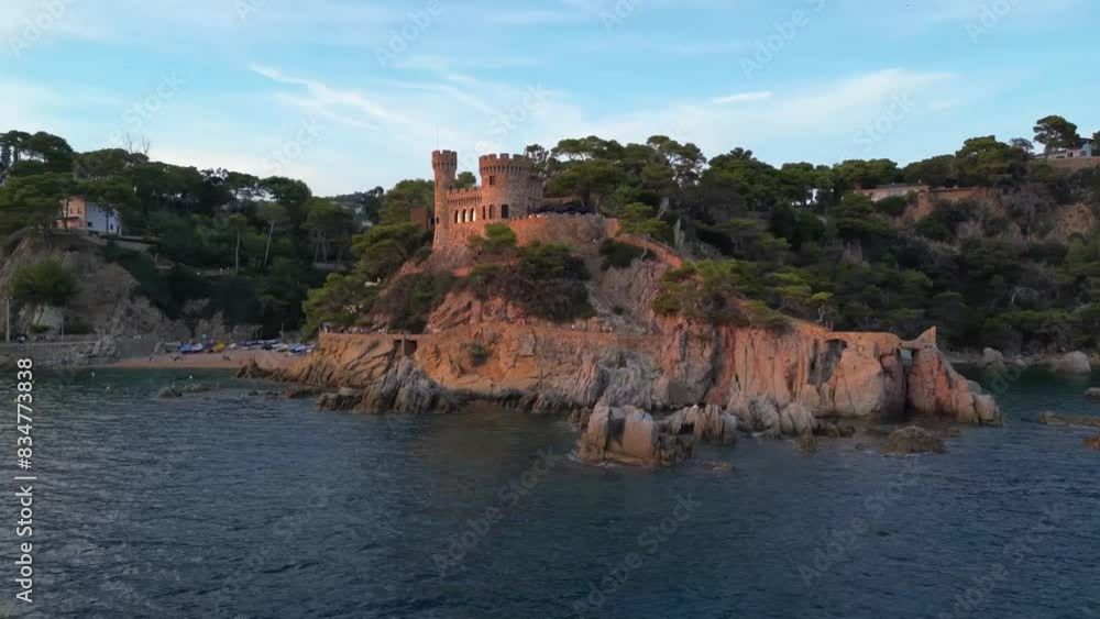Lloret de Mar, Spain: Aerial view of resort town on Costa Brava near Barcelona Lloret de Mar, Spain: Aerial view of resort town on Costa Brava near Barcelona