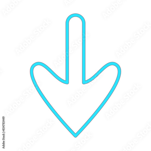 Arrow Down Icon Design