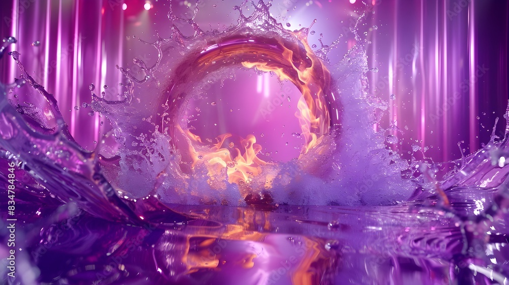 Enchanting Swirling Portal of Cosmic Energy and Ethereal Light Enchanting Swirling Portal of Cosmic Energy and Ethereal Light