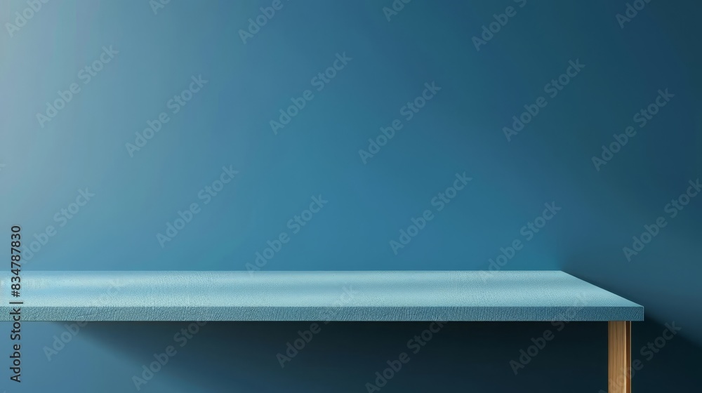 minimalistic blue room background wuth light and shadow. minimalistic blue room background wuth light and shadow.