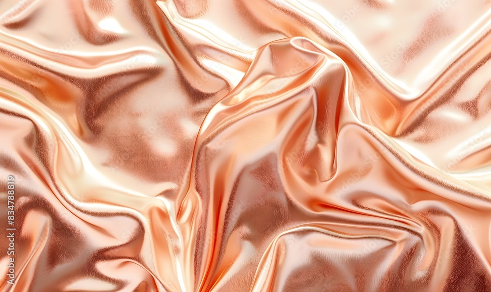 delicate rose gold metal, Generative AI delicate rose gold metal, Generative AI
