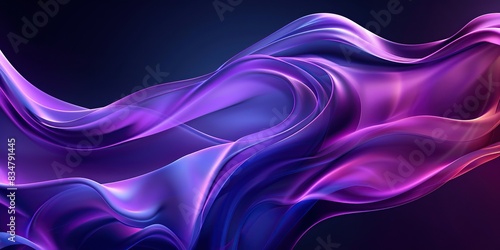 Wallpaper Mural Abstract pink purple liquid metal background. Holographic chrome smooth gradient waves industrial backdrop. Shining bent surface with ripples, reflections. Swirl blue fluid melting wavy flowing motion Torontodigital.ca