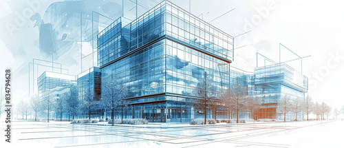 Developers and investors plan office buildings for commercial real estate.
